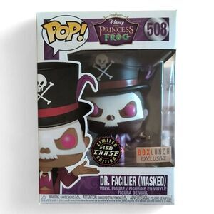Funko Pop Disney Dr. Facilier Masked Glow Chase Limited Edition Vinyl Figure 508